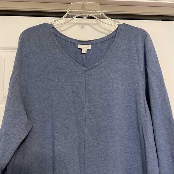 J. Jill Pure Jill Blue Shift Dress - Size XL - Picture 4 of 11